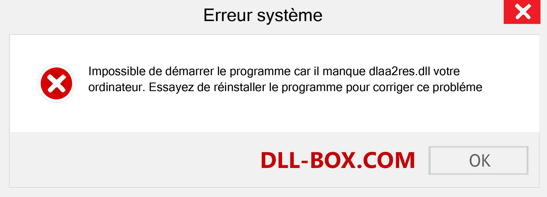 Le fichier dlaa2res.dll est manquant ?. Télécharger pour Windows 7, 8, 10 - Correction de l'erreur manquante dlaa2res dll sur Windows, photos, images